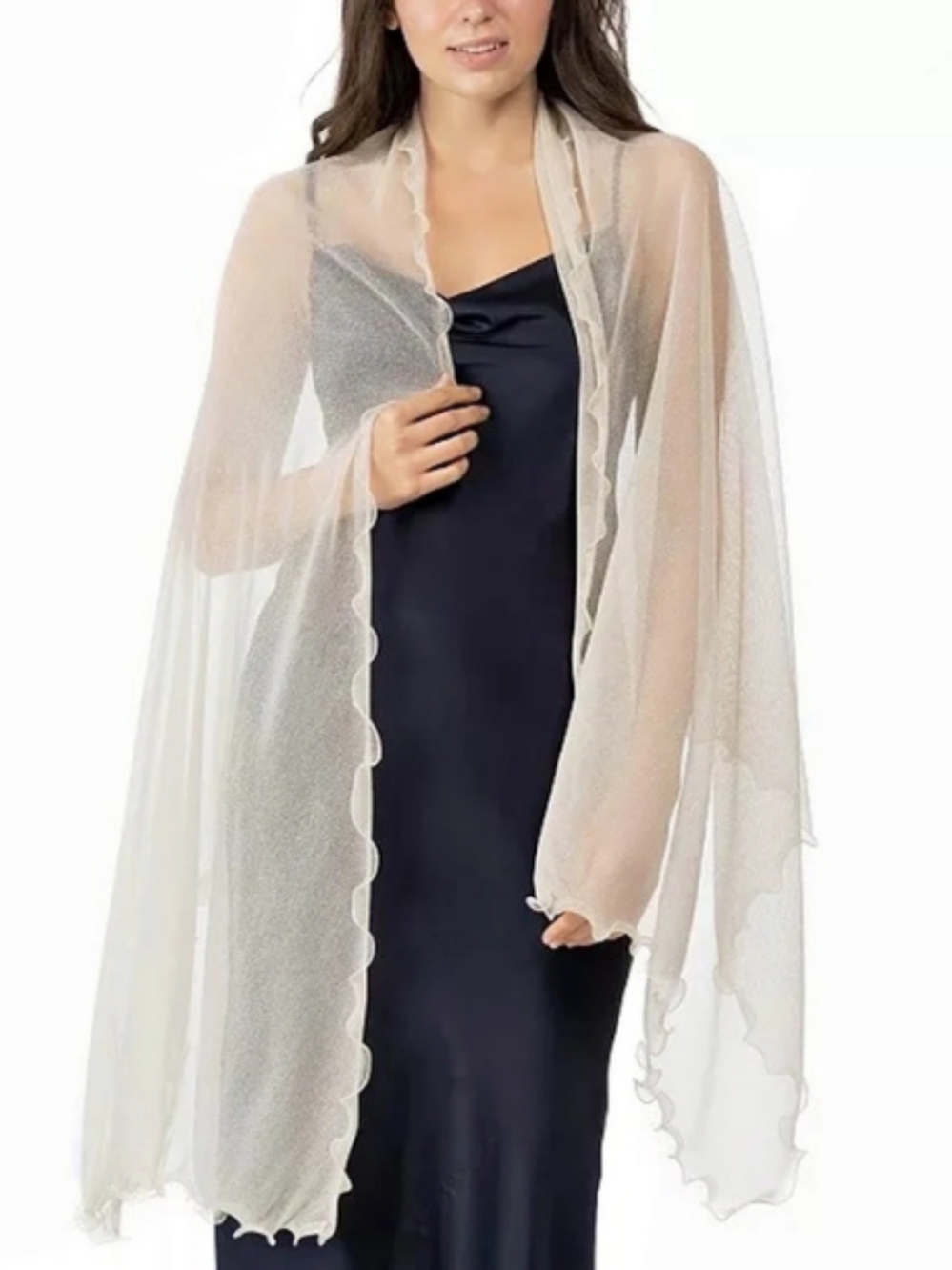 I.N.C. International Concepts
Ruffle-Edge Metallic Evening Wrap
Macy's Exclusive